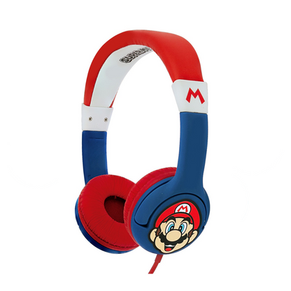 Super Mario | Mario Headphones with Child Friendly Volume - xploregifts