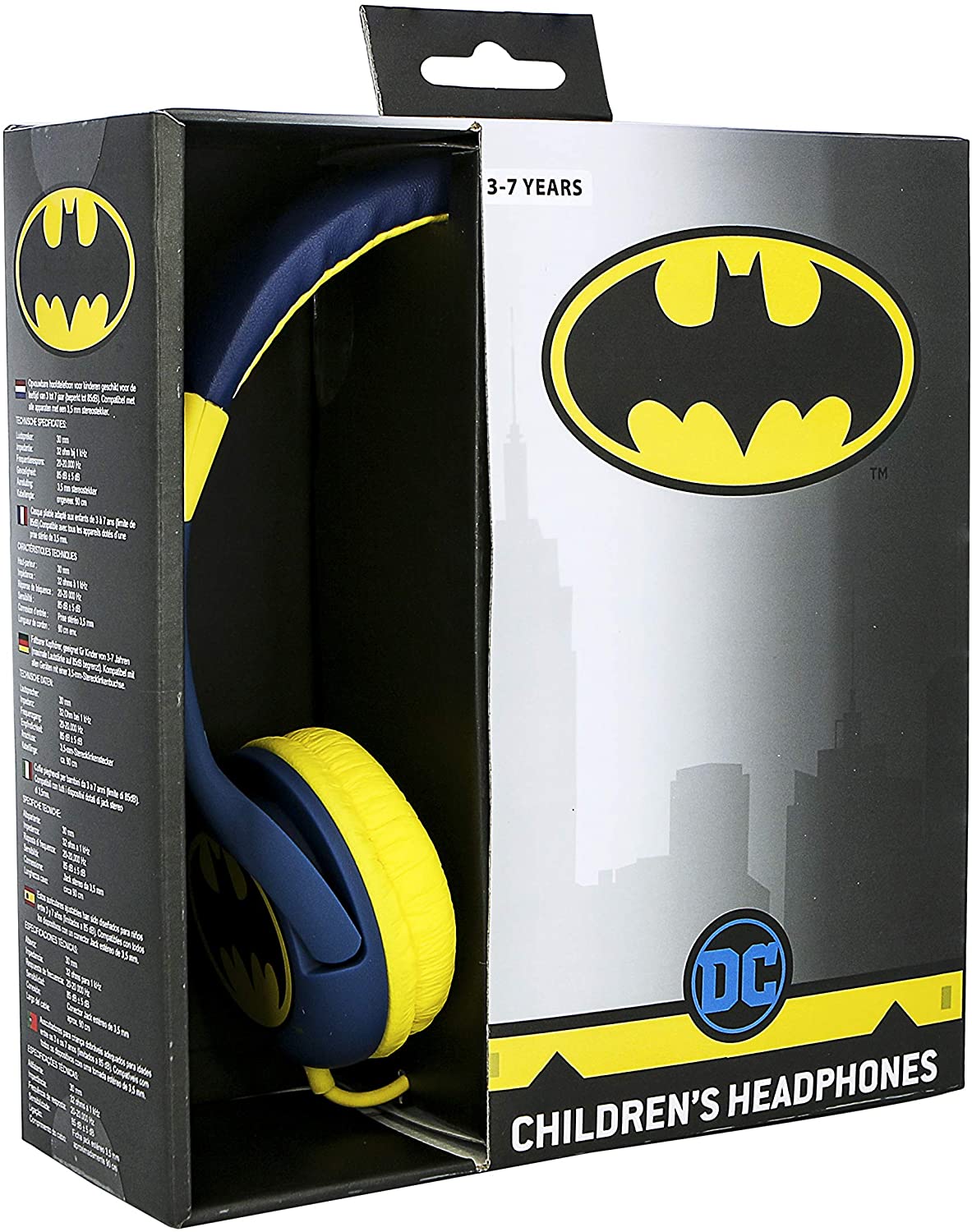 Batman | Adjustable Kids Wired Headphones - xploregifts