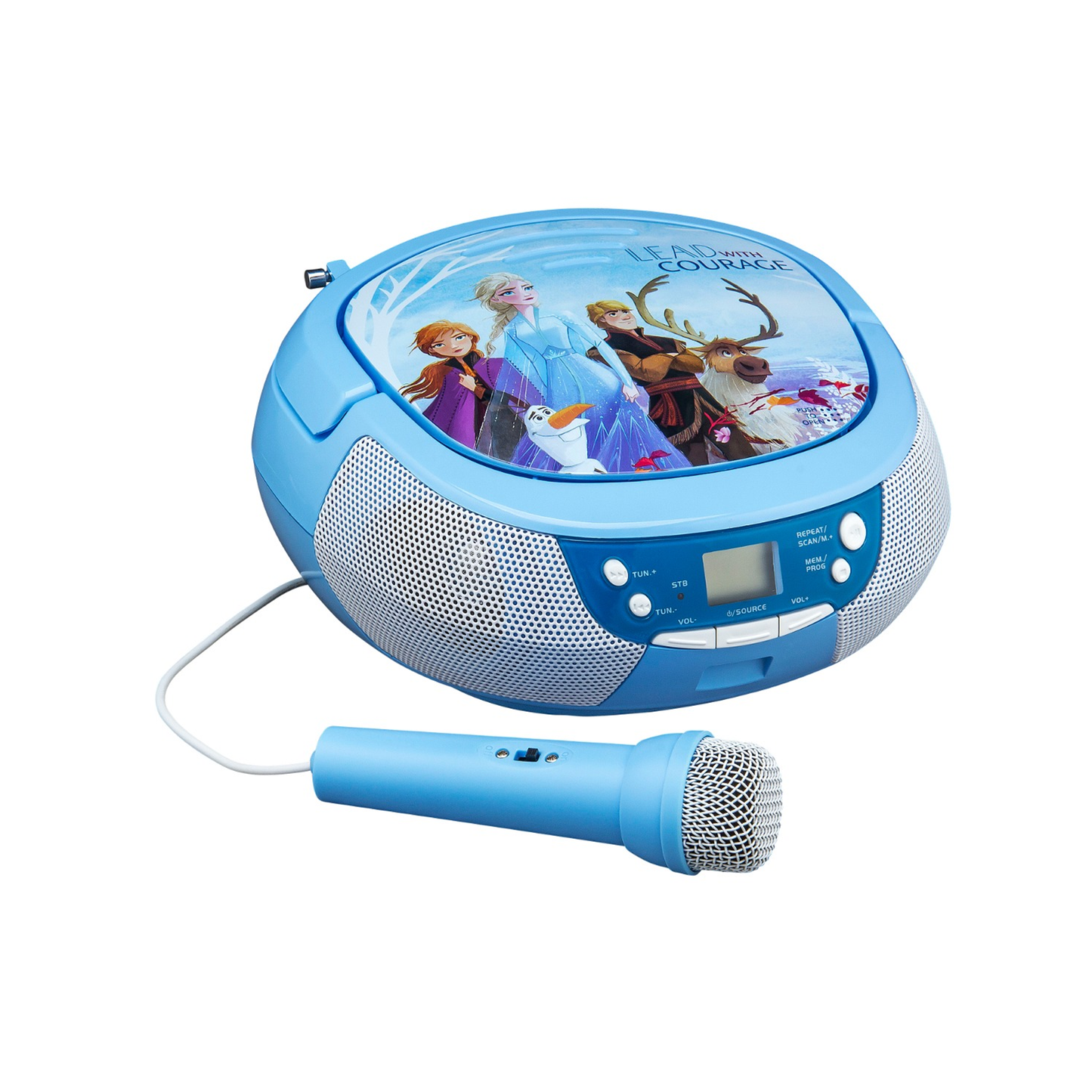 Frozen | CD Boombox with Microphone and FM Radio - xploregifts