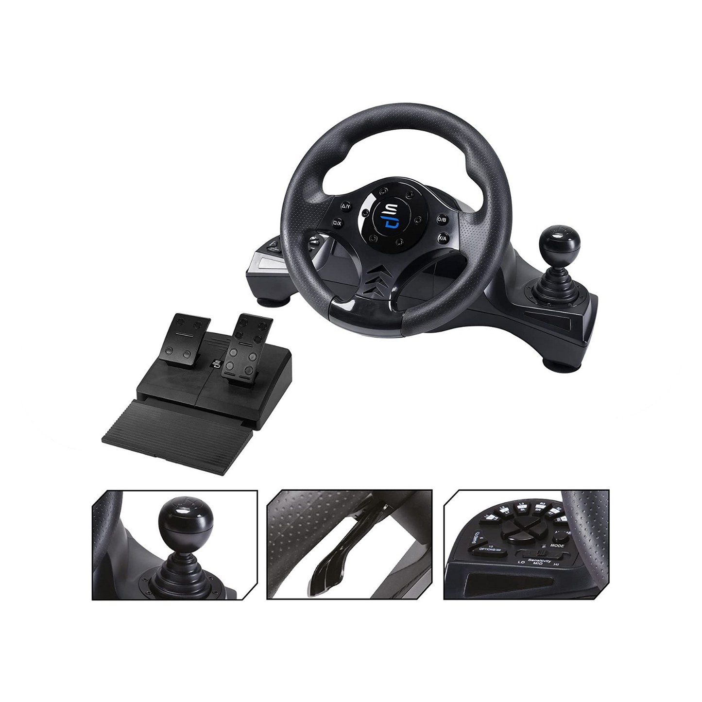 Superdrive | GS750 Steering Wheel for Switch, PlayStation, Xbox & PC