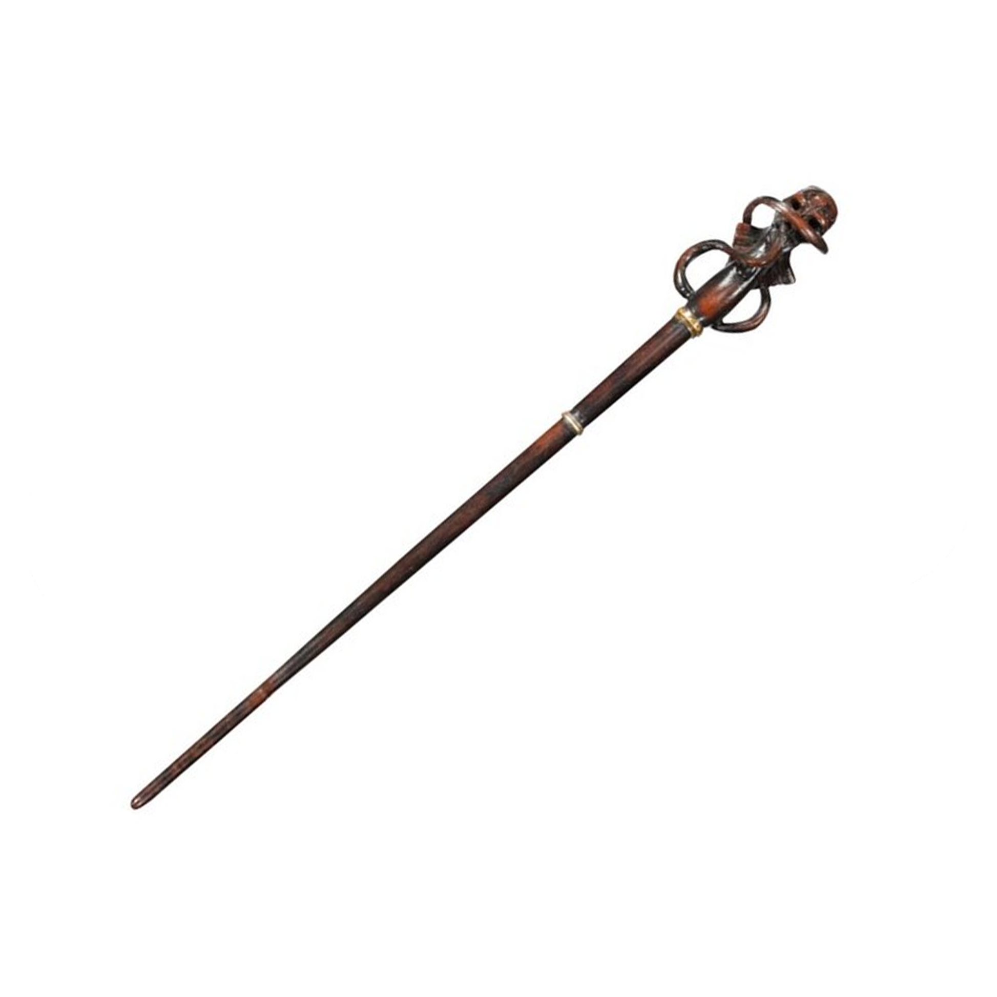 Harry Potter | Death Eater Swirl Character Wand - xploregifts