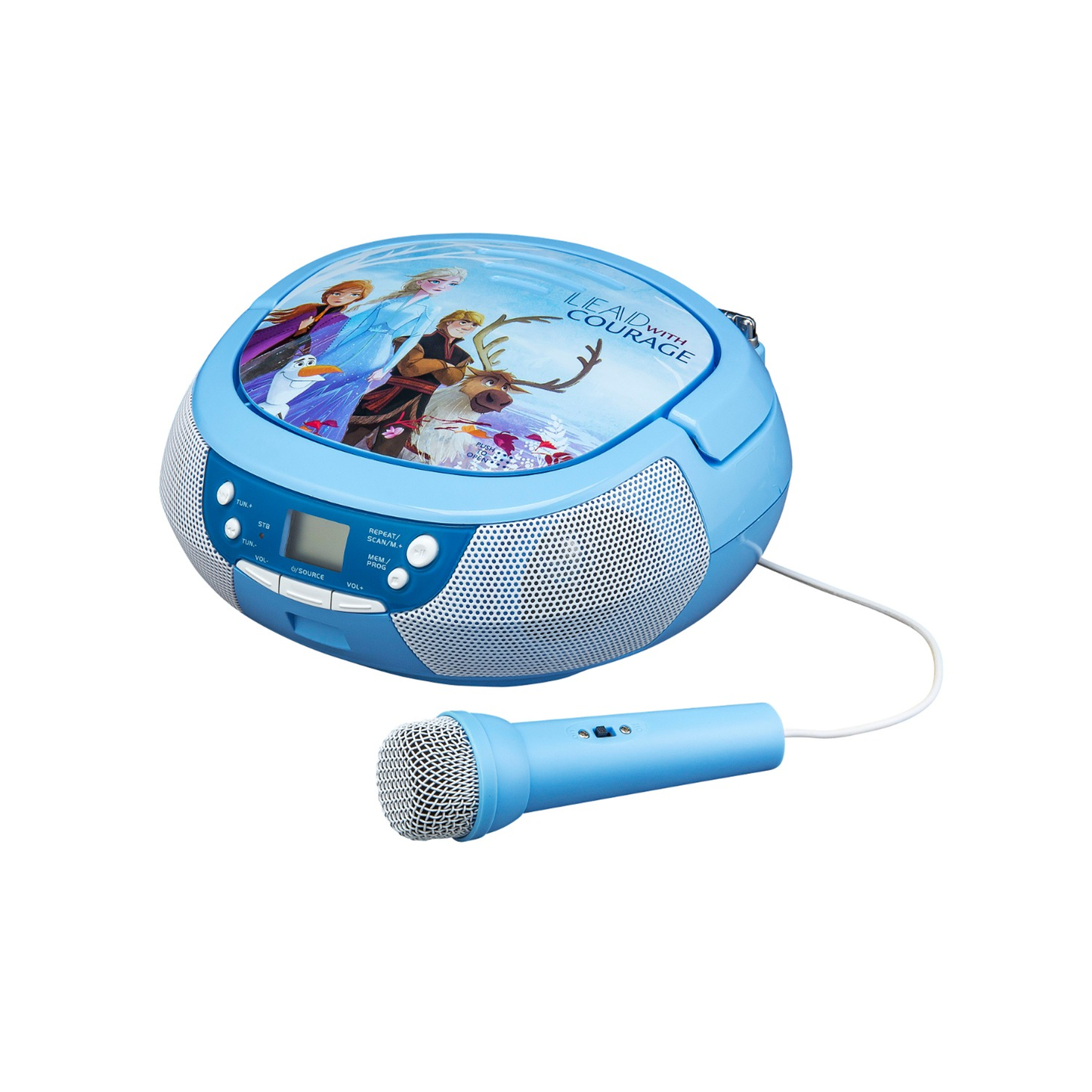 Frozen | CD Boombox with Microphone and FM Radio - xploregifts