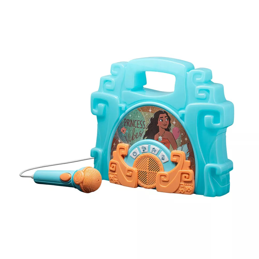 Disney Princess | Moana Sing Along Karaoke Boombox with Microphone & Lights - xploregifts