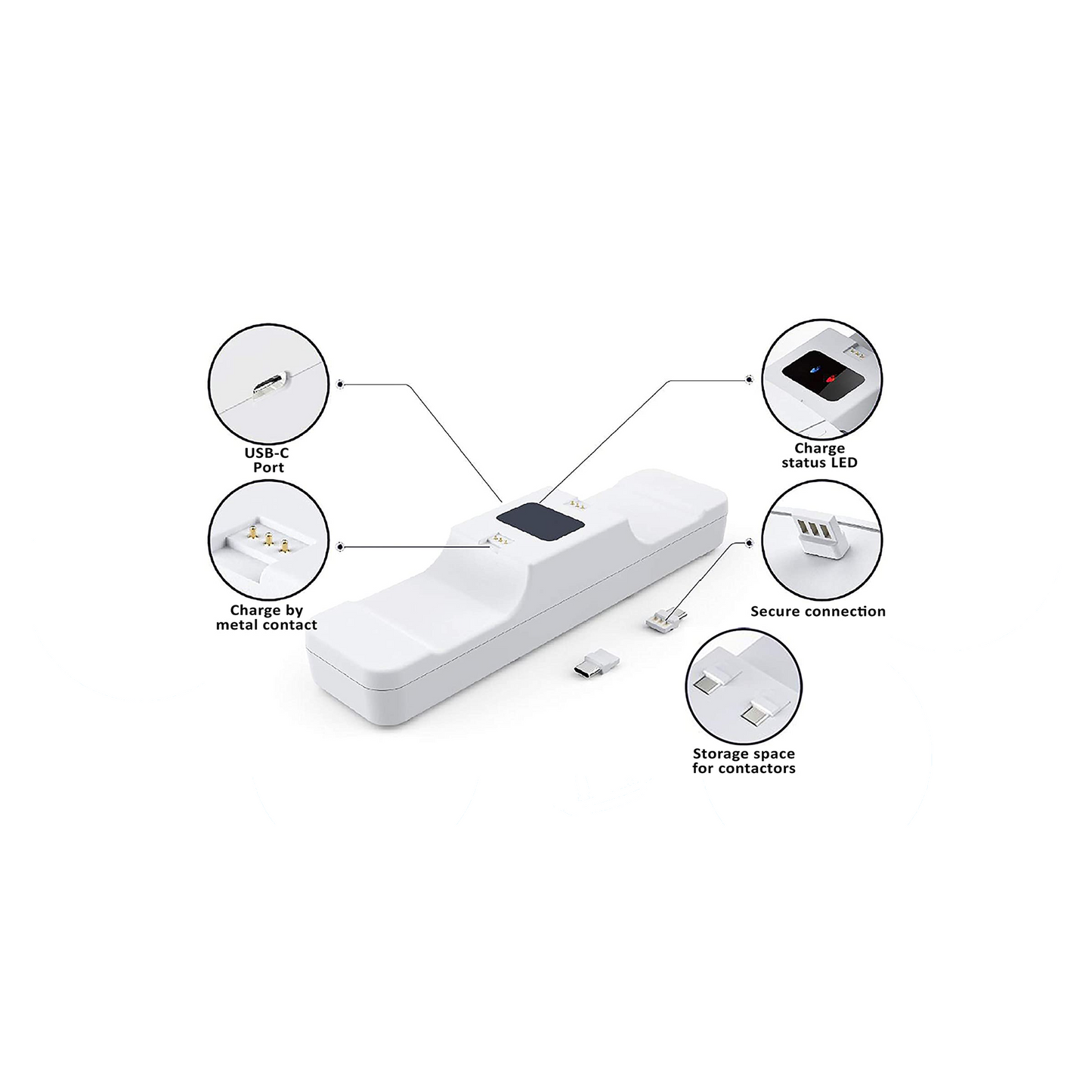 Subsonic | Dual Charging Dock for 2 Dual-Sense Controllers - qwirkyshop