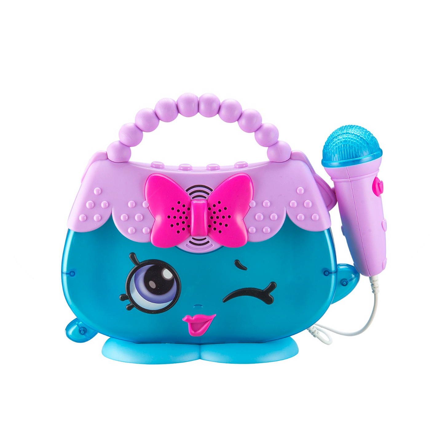 Shopkins | Harriet Handbag Sing Along Karaoke Boombox with Microphone & Lights - xploregifts