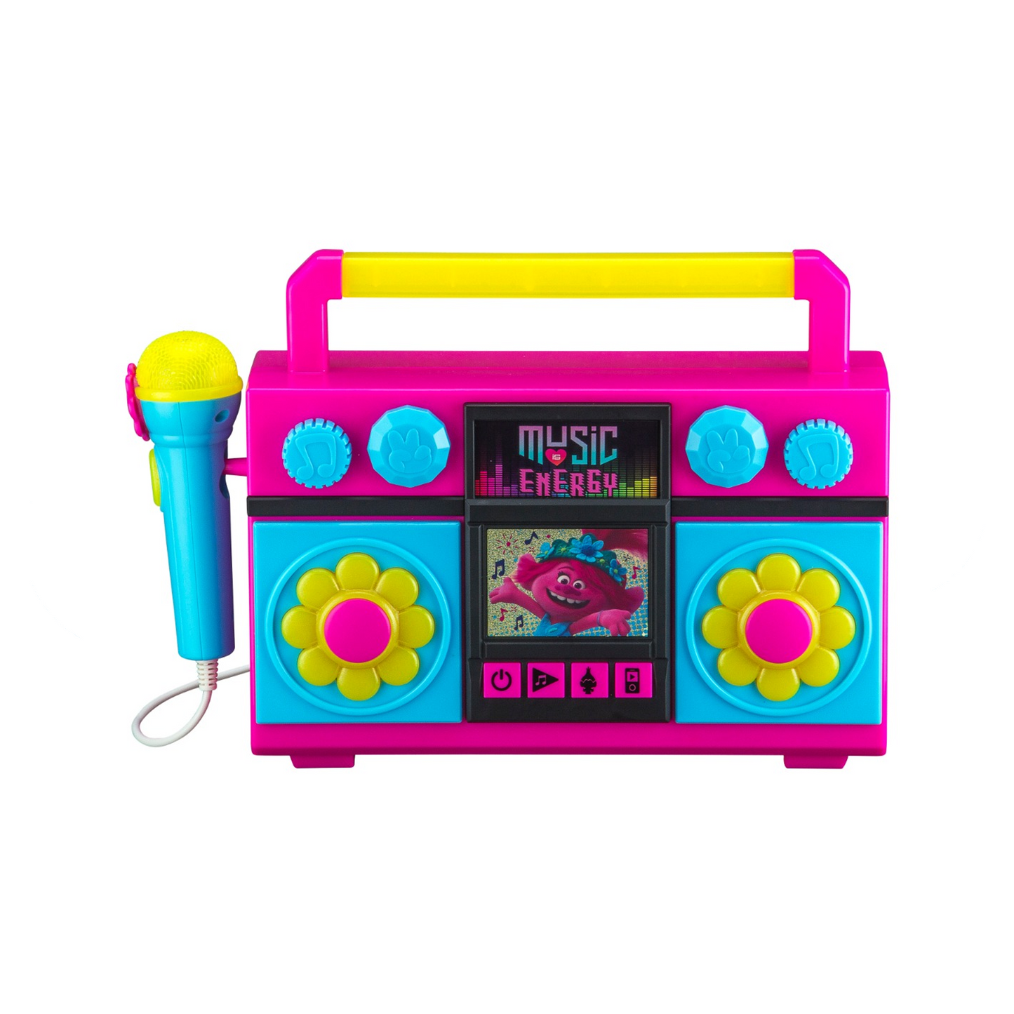 Trolls: World Tour | Sing Along Karaoke Boombox with Microphone & Lights - xploregifts