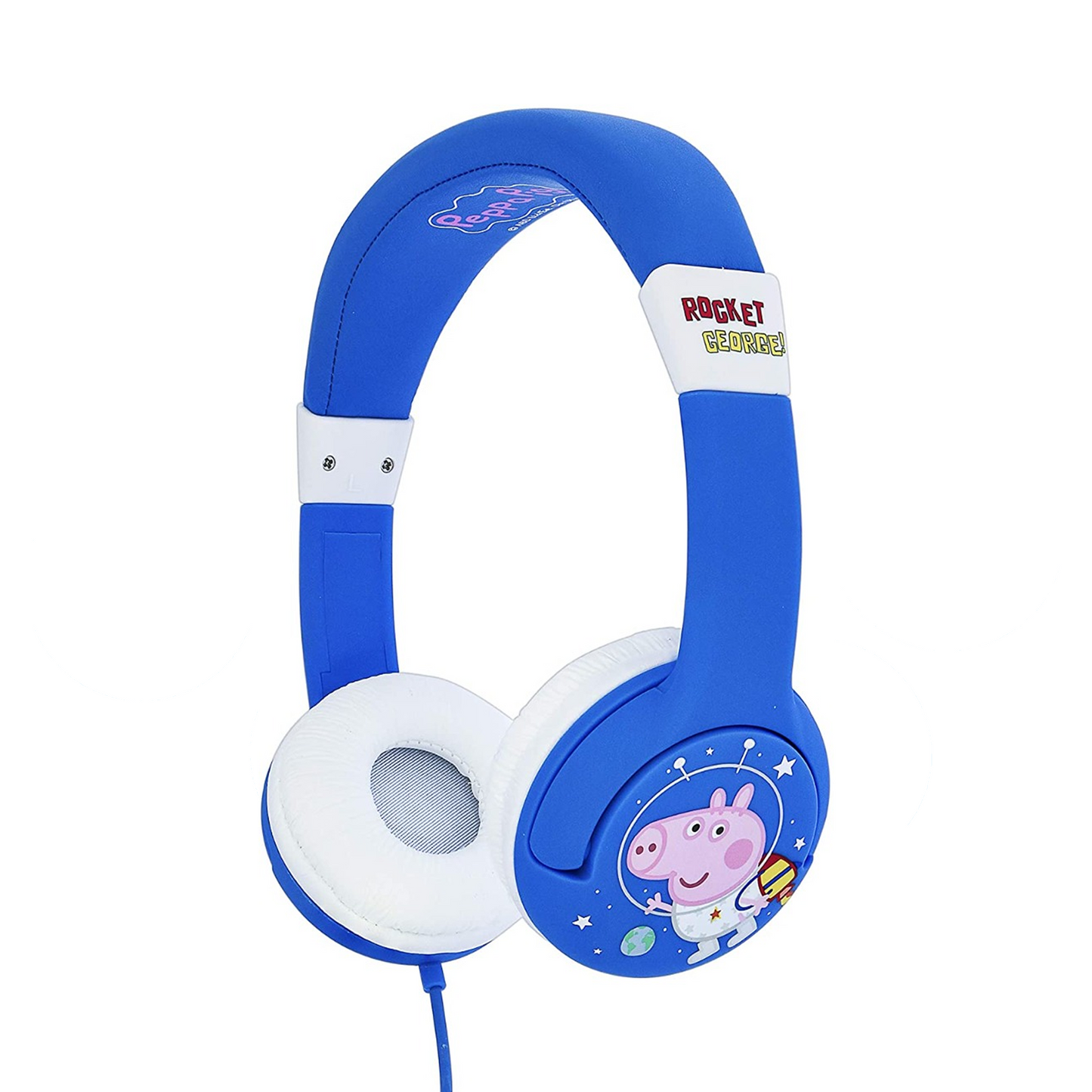 Peppa Pig | Rocket George Blue Kids Headphones - xploregifts