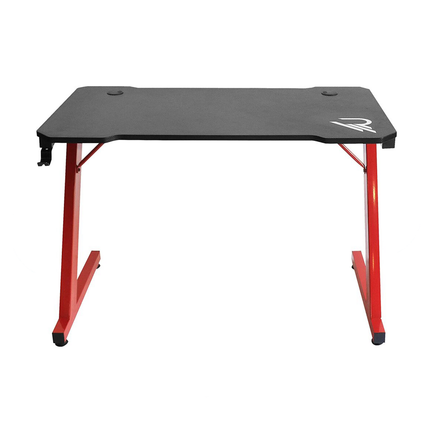 Subsonic Raiden | Gaming Desk Supported Metal Frame PVC Top Black / Red