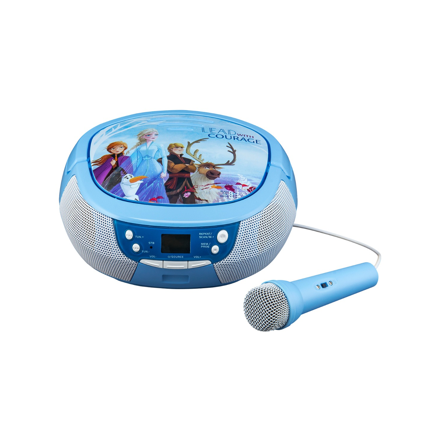 Frozen | CD Boombox with Microphone and FM Radio - xploregifts