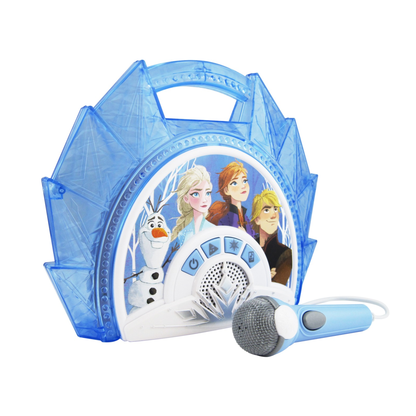 Frozen | Sing Along Karaoke Boombox with Microphone & Lights - xploregifts