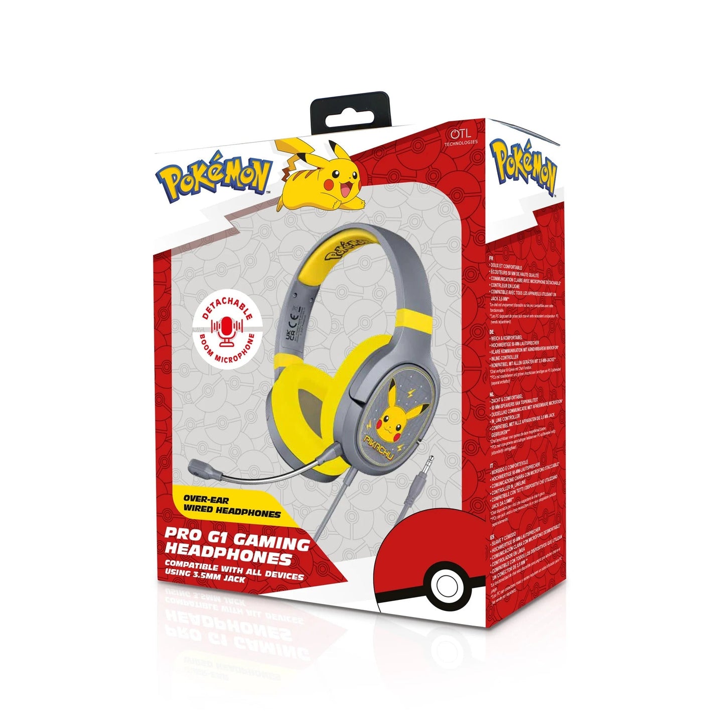 Pokemon | Pikachu Interactive Wired Headphones - xploregifts