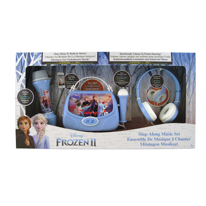 Frozen | Gift Box inc Headphones, Karaoke Boombox & MP3 Microphone with Lights - xploregifts