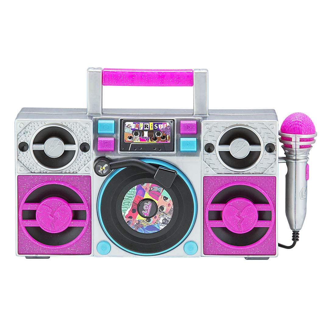 L.O.L. Surprise Remix | Sing Along Karaoke Boombox with Microphone & Lights - xploregifts