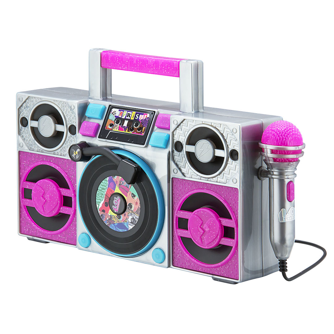 L.O.L. Surprise Remix | Sing Along Karaoke Boombox with Microphone & Lights - xploregifts