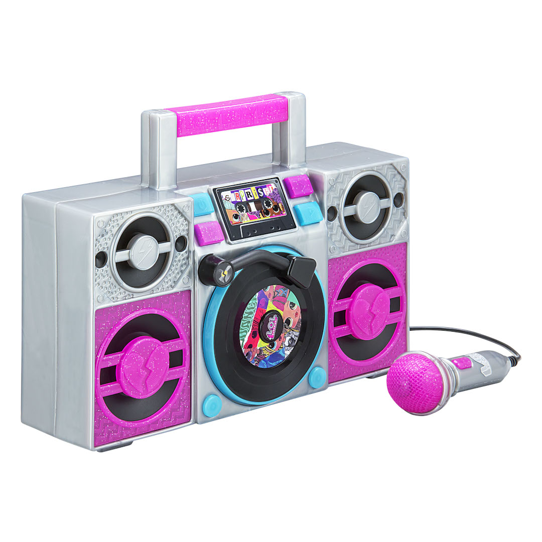 L.O.L. Surprise Remix | Sing Along Karaoke Boombox with Microphone & Lights - xploregifts