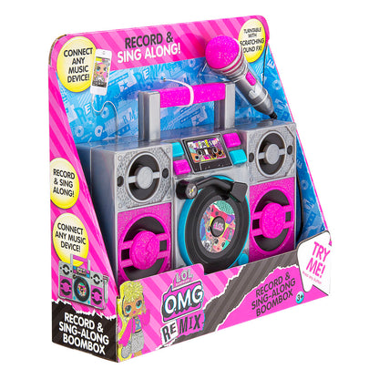 L.O.L. Surprise Remix | Sing Along Karaoke Boombox with Microphone & Lights - xploregifts