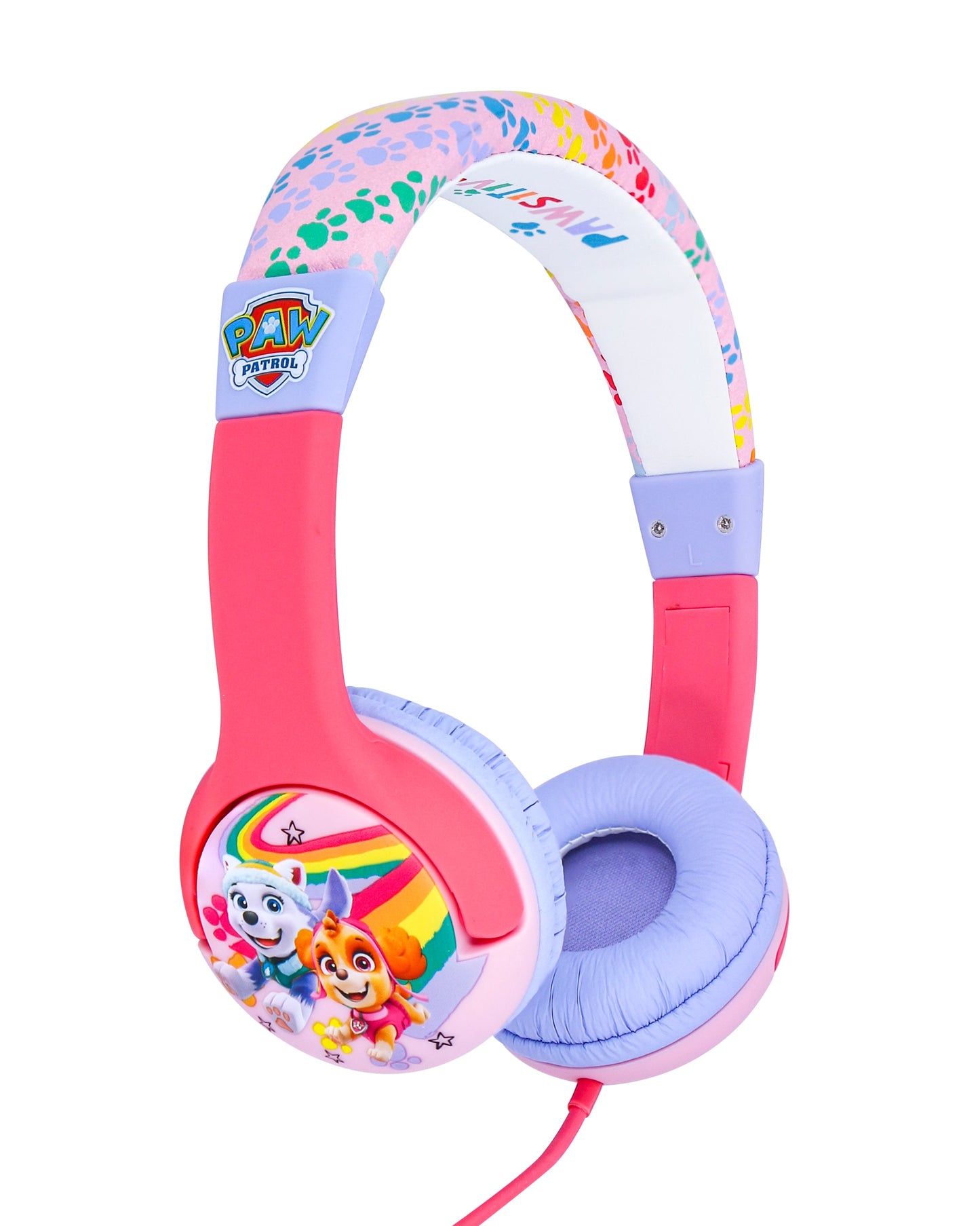 Paw Patrol | Skye & Everest Adjustable Kids Wired Headphones - xploregifts