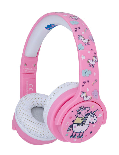 Peppa Pig | Adjustable Kids Wireless Bluetooth Headphones - xploregifts