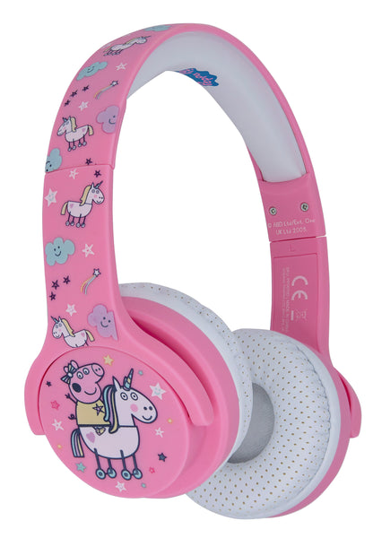 Peppa Pig | Adjustable Kids Wireless Bluetooth Headphones - xploregifts