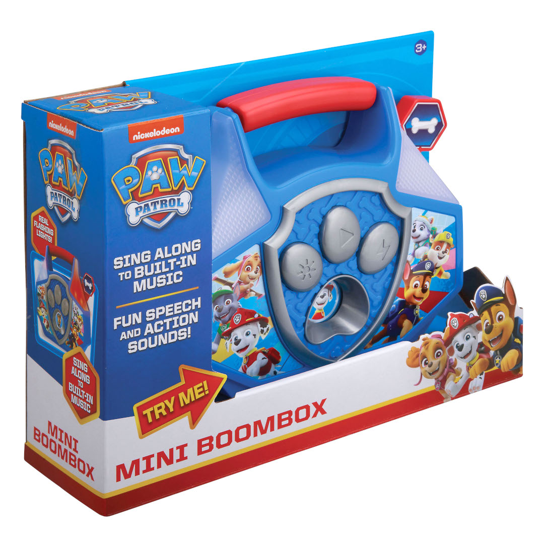 Paw Patrol | Sing Along Mini Interactive Boombox - xploregifts