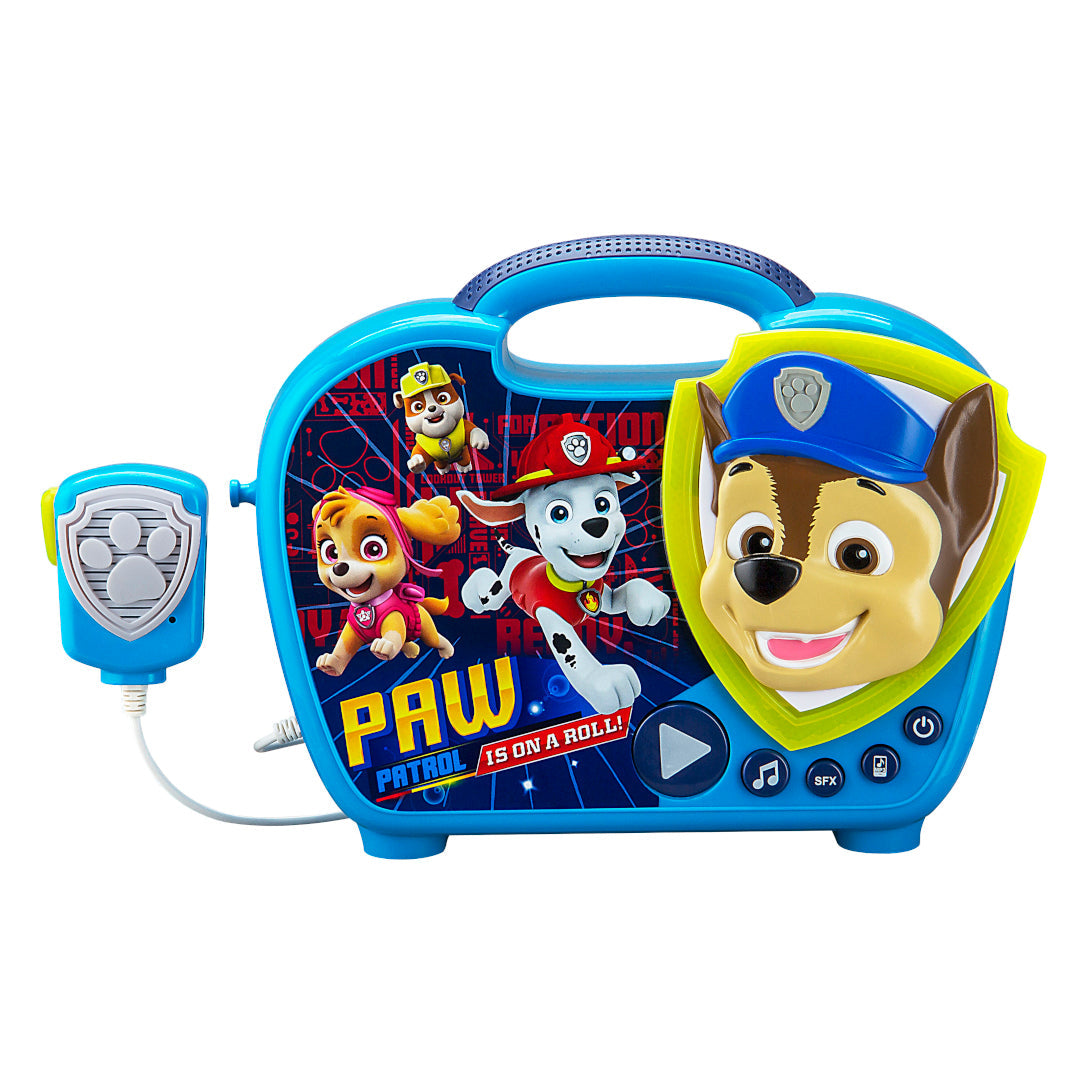 Paw Patrol | Sing Along Karaoke Boombox with Microphone & Lights - xploregifts