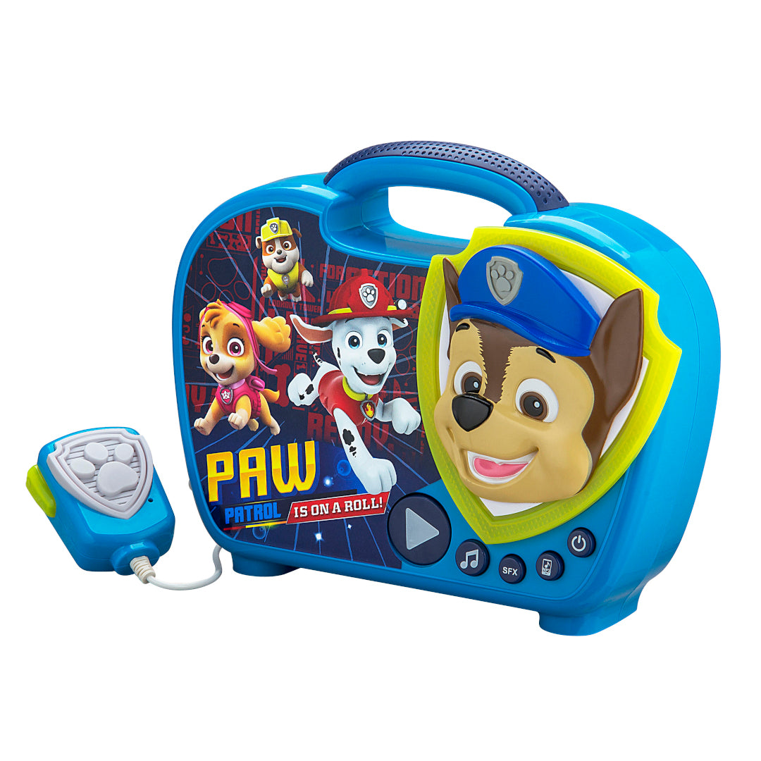 Paw Patrol | Sing Along Karaoke Boombox with Microphone & Lights - xploregifts