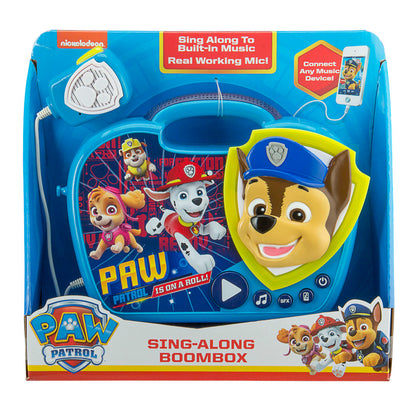 Paw Patrol | Sing Along Karaoke Boombox with Microphone & Lights - xploregifts