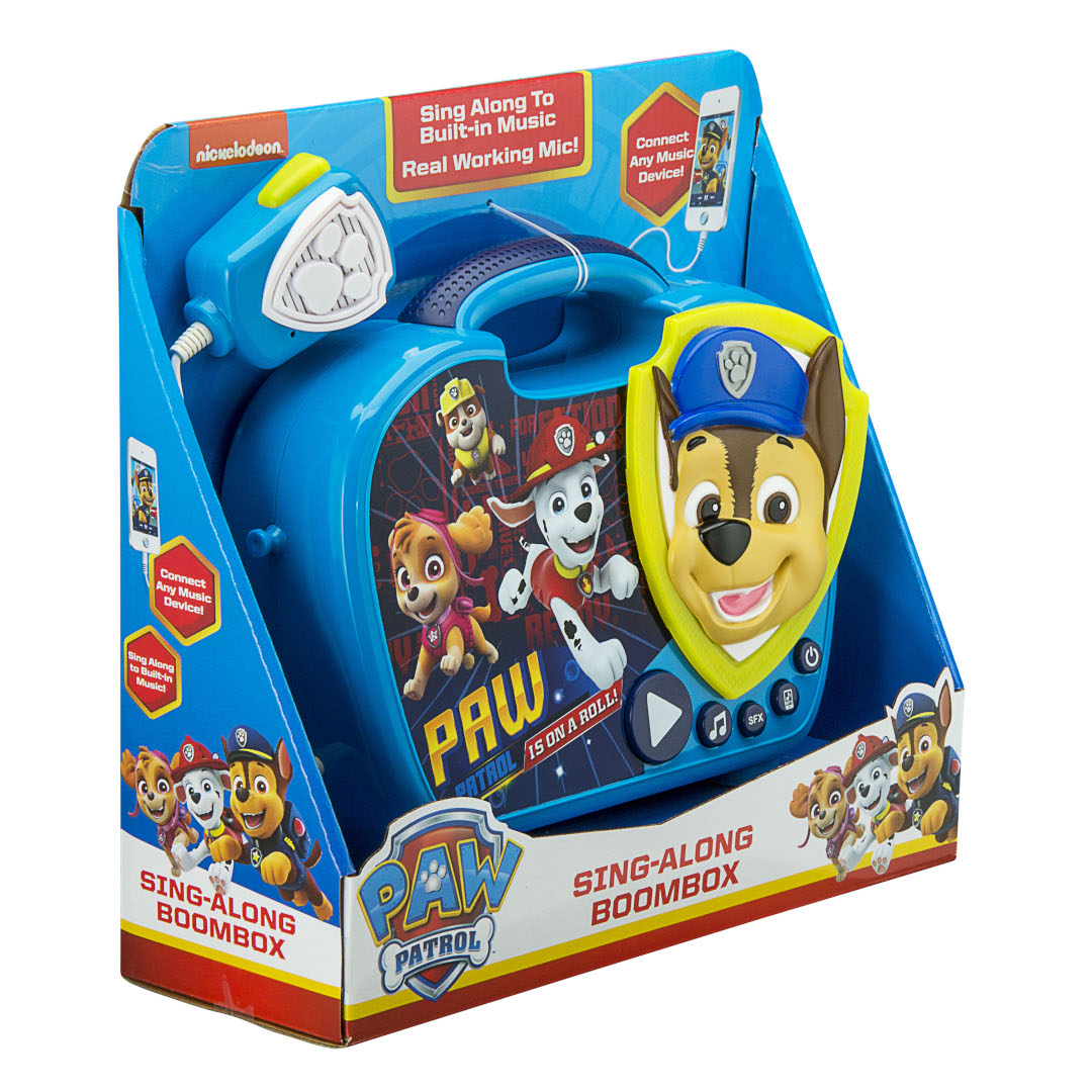 Paw Patrol | Sing Along Karaoke Boombox with Microphone & Lights - xploregifts