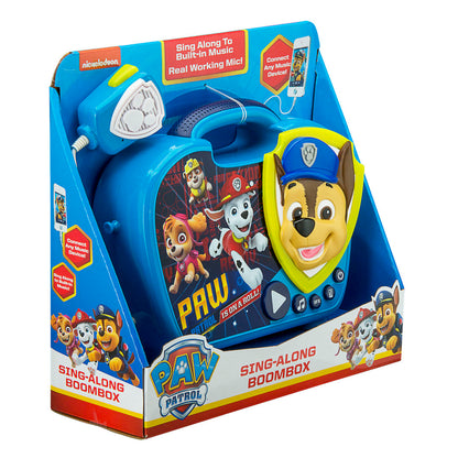 Paw Patrol | Sing Along Karaoke Boombox with Microphone & Lights - xploregifts