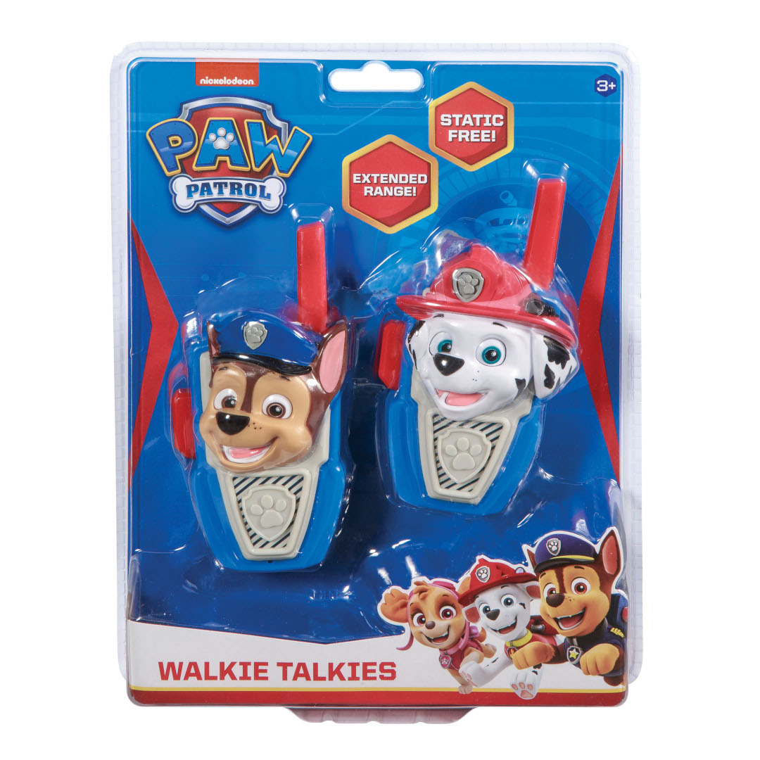 Paw Patrol | Walkie Talkies with Easy Push Talk Buttons Extended Range - xploregifts