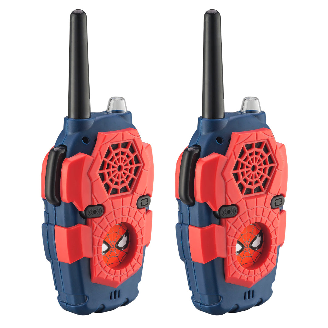 Spider-Man | Walkie Talkies with Extended Range, Lights & Sound Effects - xploregifts