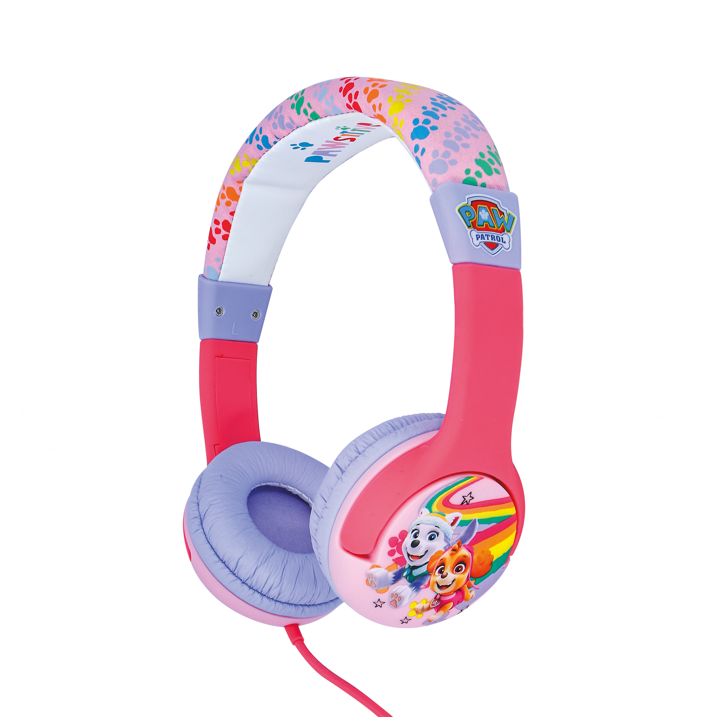 Paw Patrol | Skye & Everest Adjustable Kids Wired Headphones - xploregifts