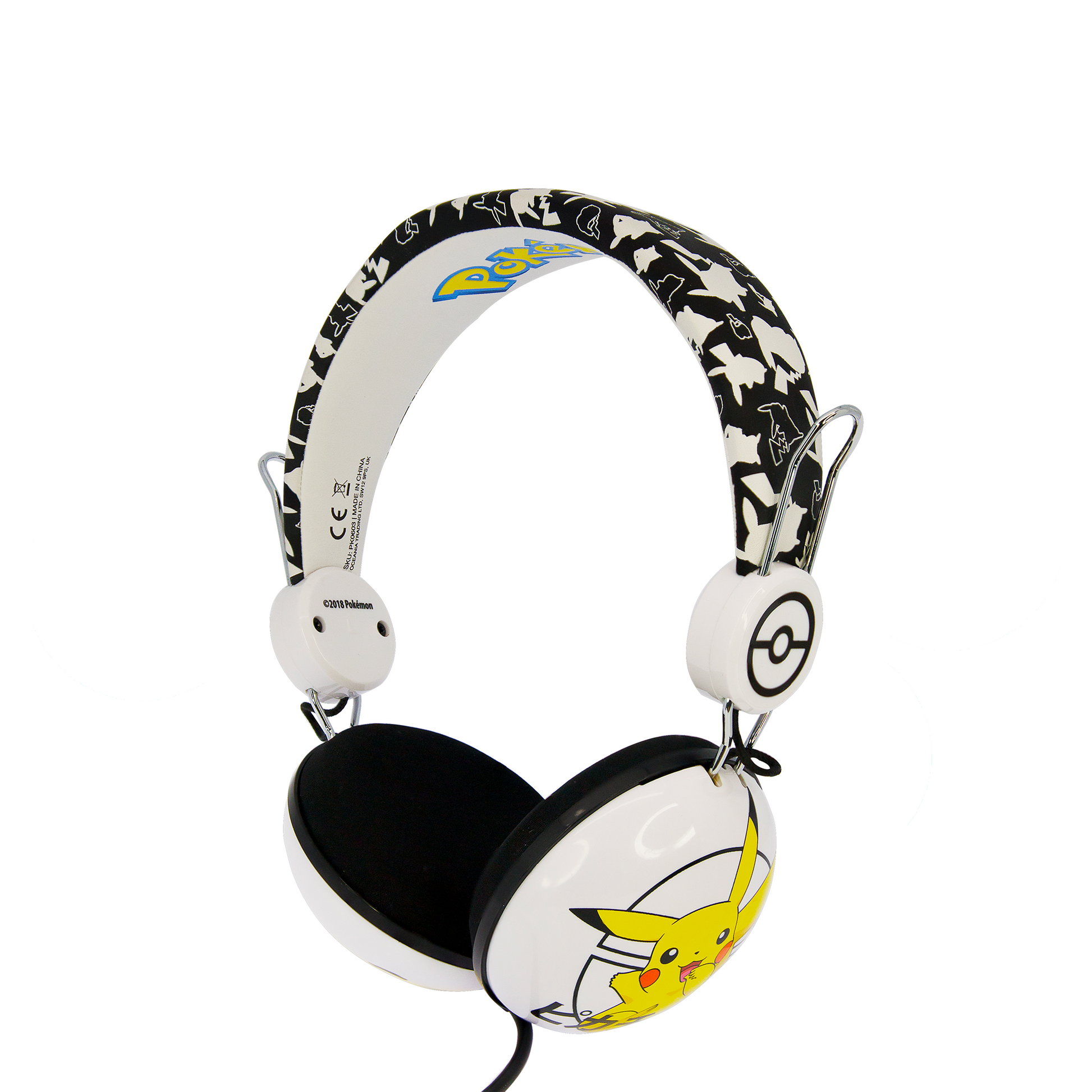 Pokemon | Pikachu Adjustable Kids Wired Headphones - xploregifts