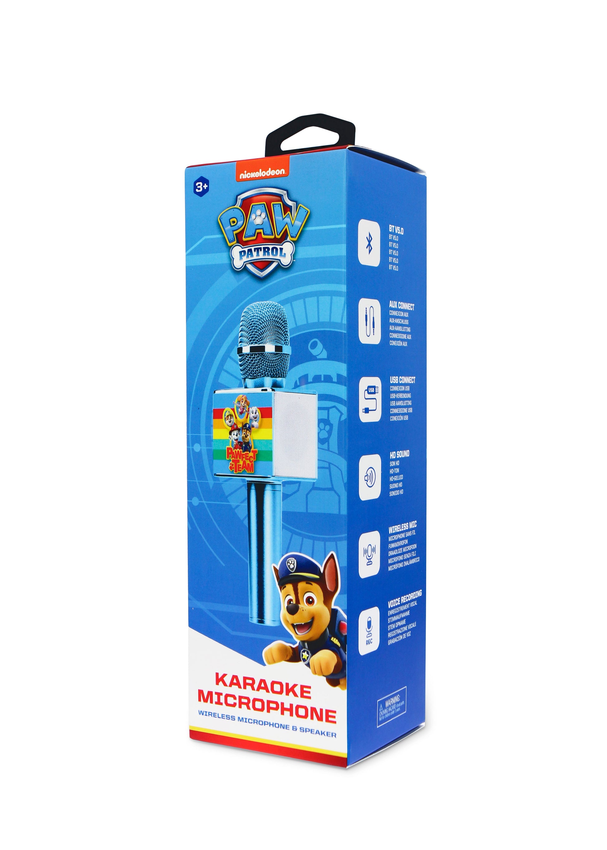 Paw Patrol | Blue Karaoke microphone with speaker - xploregifts