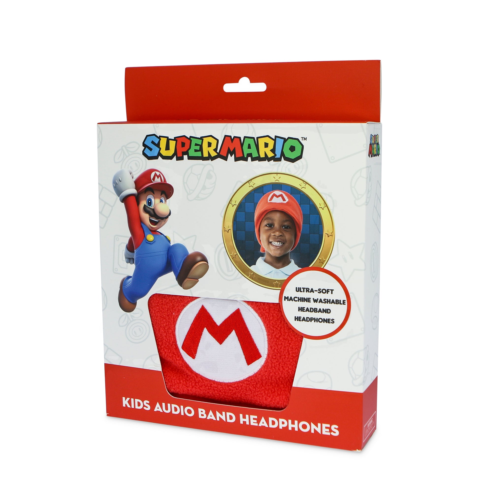 Nintendo Super Mario Kids Audio band headphones - xploregifts