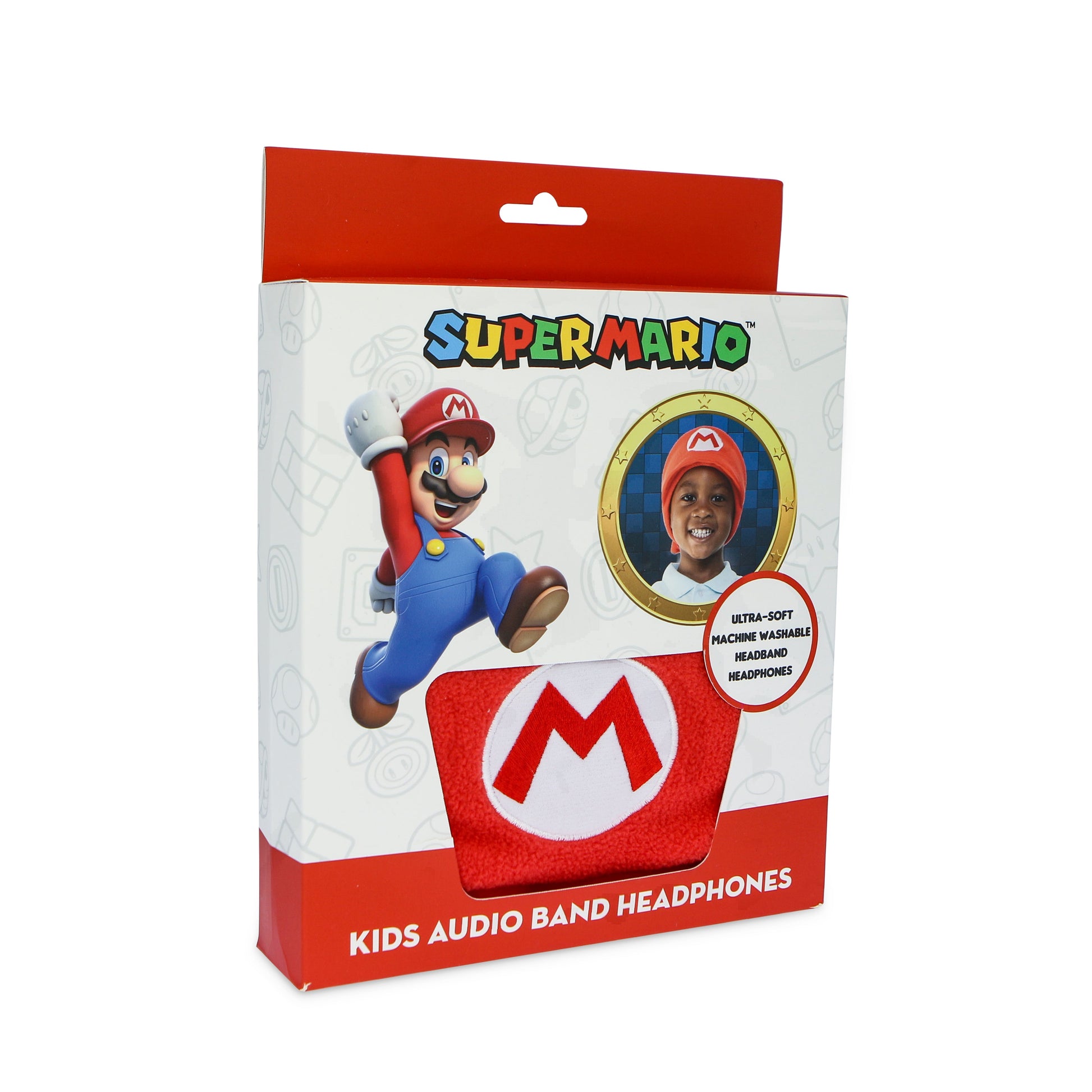 Nintendo Super Mario Kids Audio band headphones - xploregifts